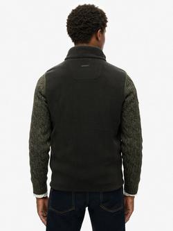 Superdry Estate Fleece Gilet - view 2, Black