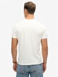 Superdry Neon Vintage Logo Graphic T-Shirt, Ecru