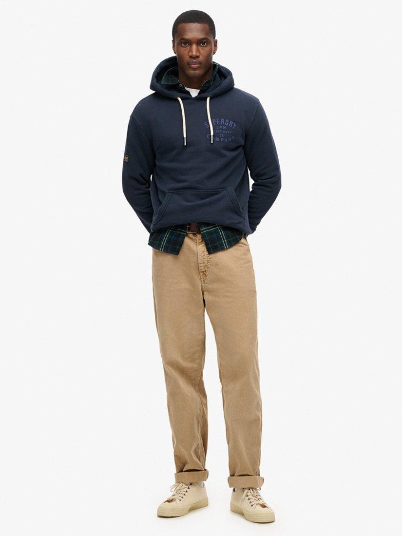 Product image 3 of 5, which shows Superdry Machines Goods Workwear Hoodie, Eclipse Navy, S