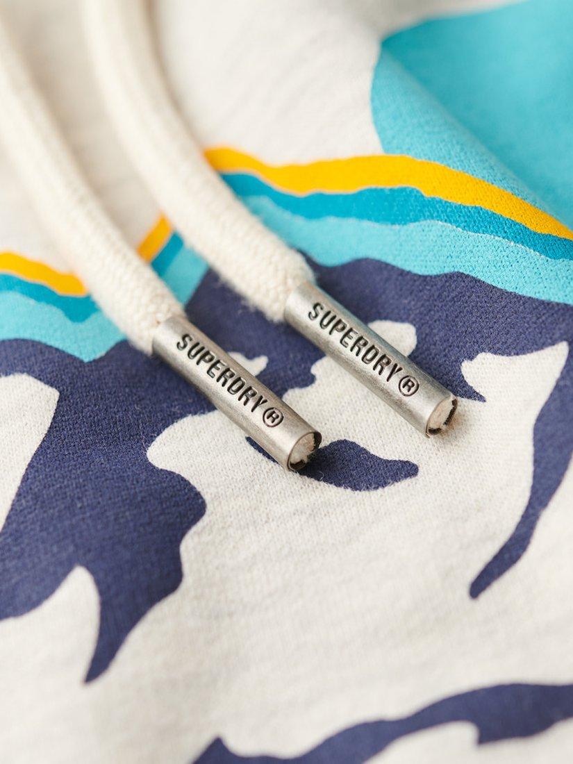 Product image 4 of 6, which shows Superdry Great Outdoors Hoodie, Mcqueen Marl, S