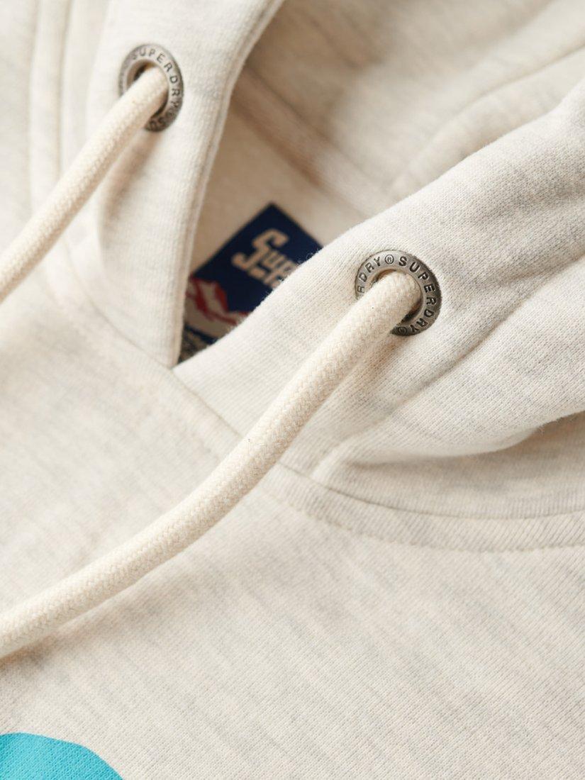 Product image 6 of 6, which shows Superdry Great Outdoors Hoodie, Mcqueen Marl, S