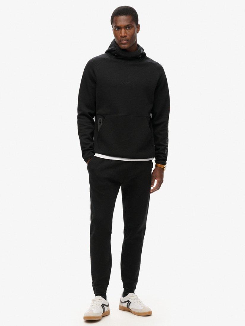 Product image 1 of 5, which shows Superdry Logo Loose Hoodie, Black, S