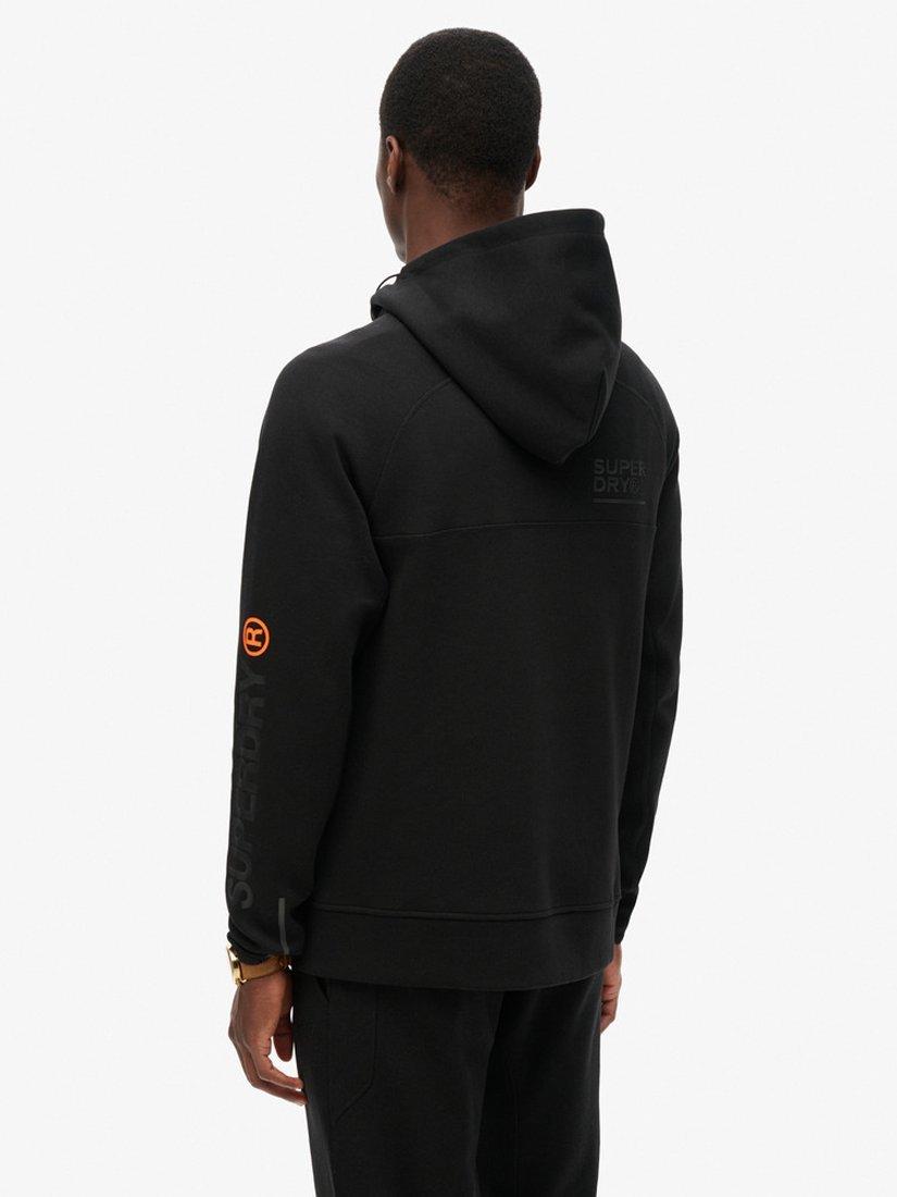Product image 2 of 5, which shows Superdry Logo Loose Hoodie, Black, S