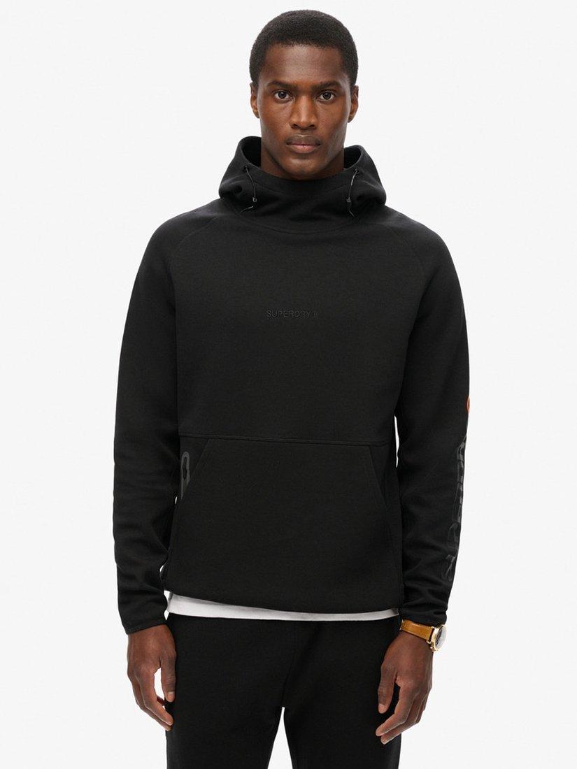 Product image 3 of 5, which shows Superdry Logo Loose Hoodie, Black, S