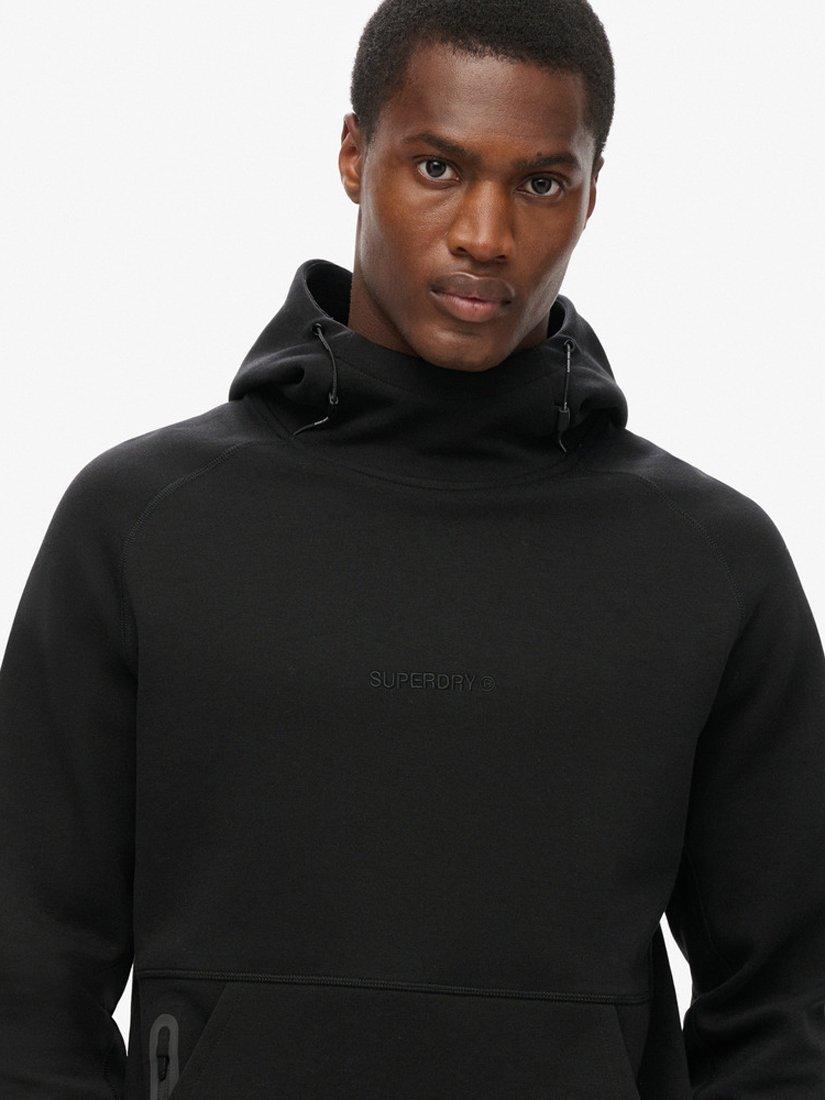 Product image 4 of 5, which shows Superdry Logo Loose Hoodie, Black, S