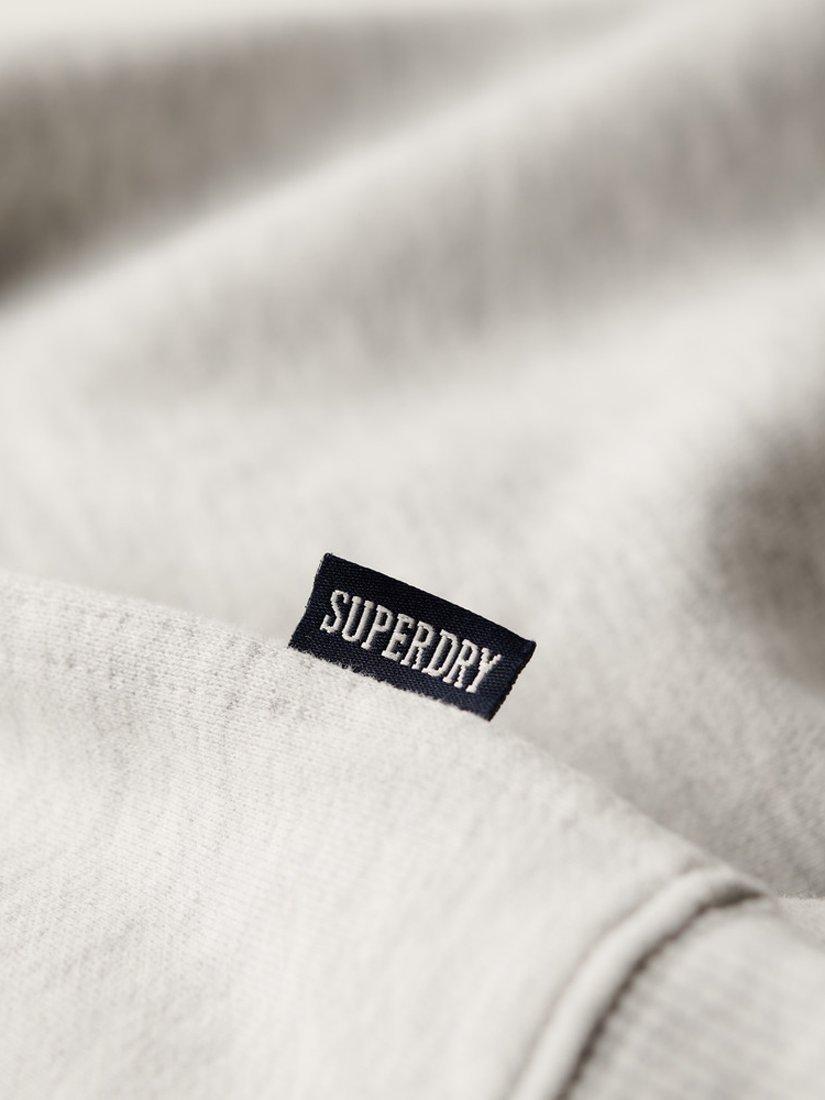Product image 4 of 6, which shows Superdry Essential Logo Crew Sweatshirt, Glacier Grey Marl, S