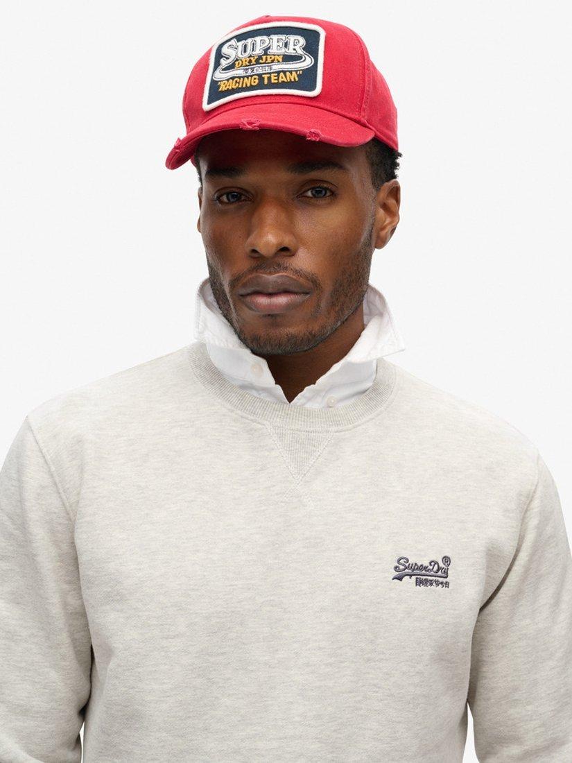 Product image 5 of 6, which shows Superdry Essential Logo Crew Sweatshirt, Glacier Grey Marl, S