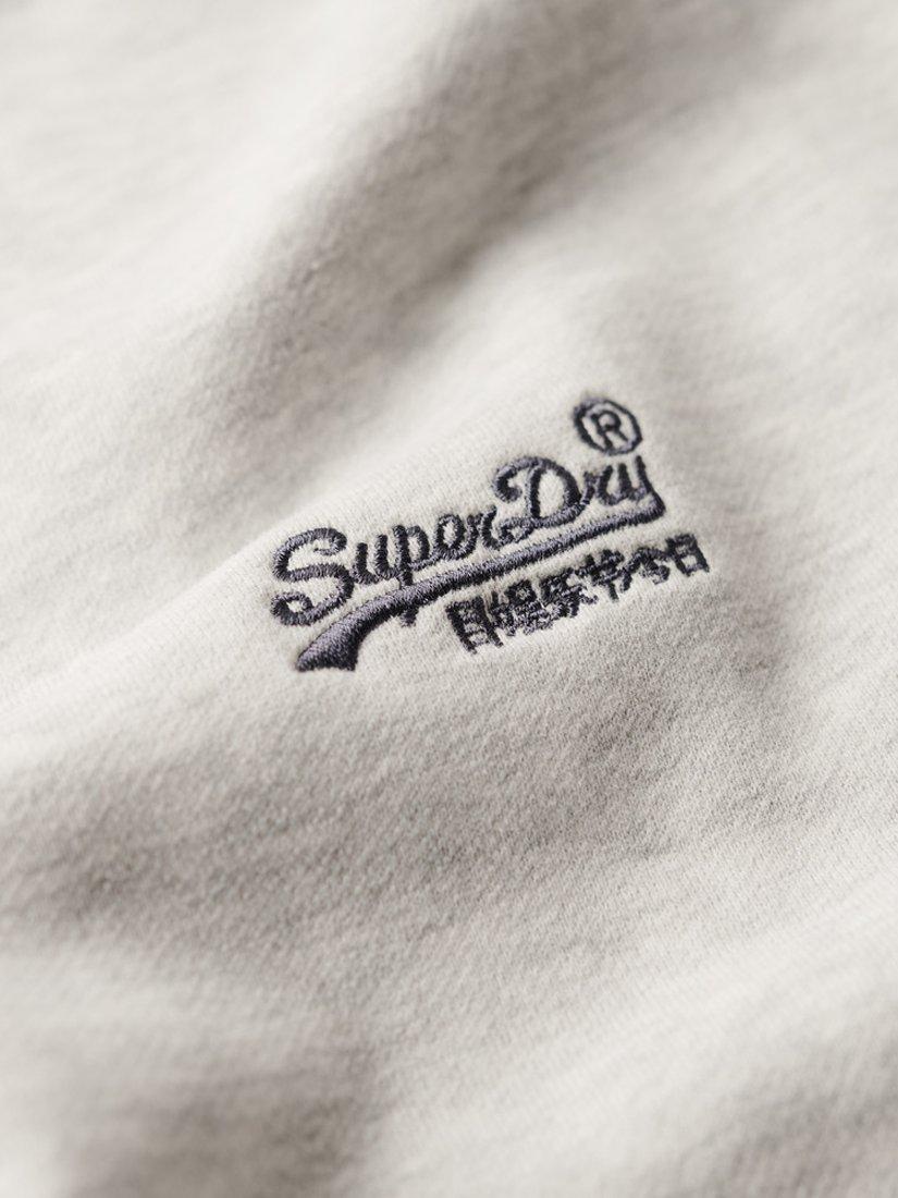Product image 6 of 6, which shows Superdry Essential Logo Crew Sweatshirt, Glacier Grey Marl, S