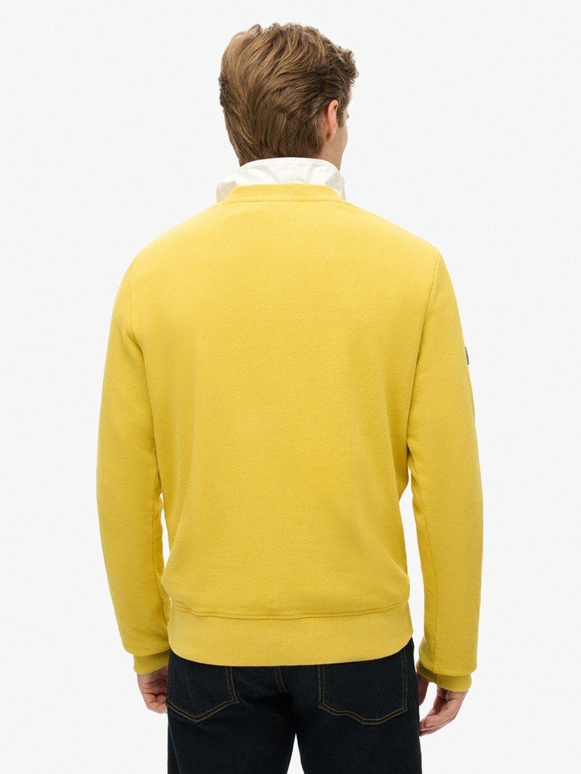 Product image 2 of 5, which shows Superdry Workwear Applique Sweatshirt, Oil Yellow, S