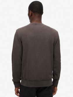 Superdry Workwear Applique Sweatshirt - view 2, Carbon Black