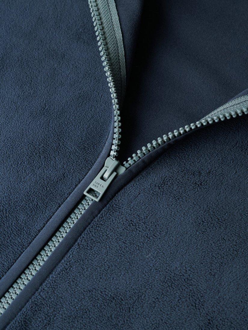 Product image 6 of 6, which shows Superdry Active Full Zip Fleece, Lauren Navy, S