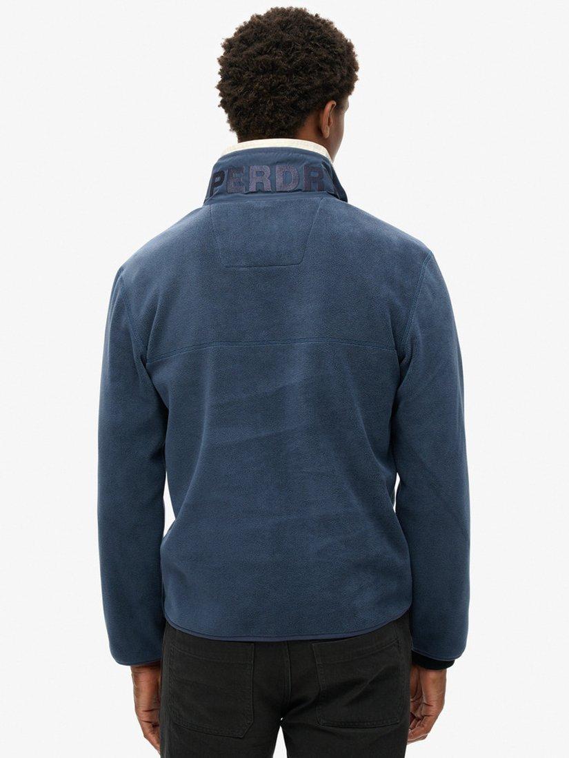 Product image 2 of 5, which shows Superdry Active Half Zip Fleece, Lauren Navy, S