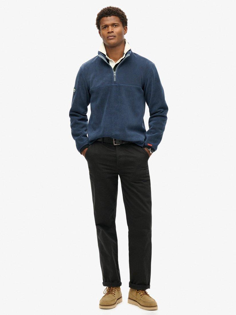 Product image 3 of 5, which shows Superdry Active Half Zip Fleece, Lauren Navy, S