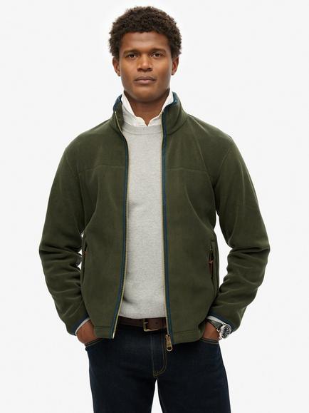 Superdry Estate Full Zip Fleece, Surplus Goods Green