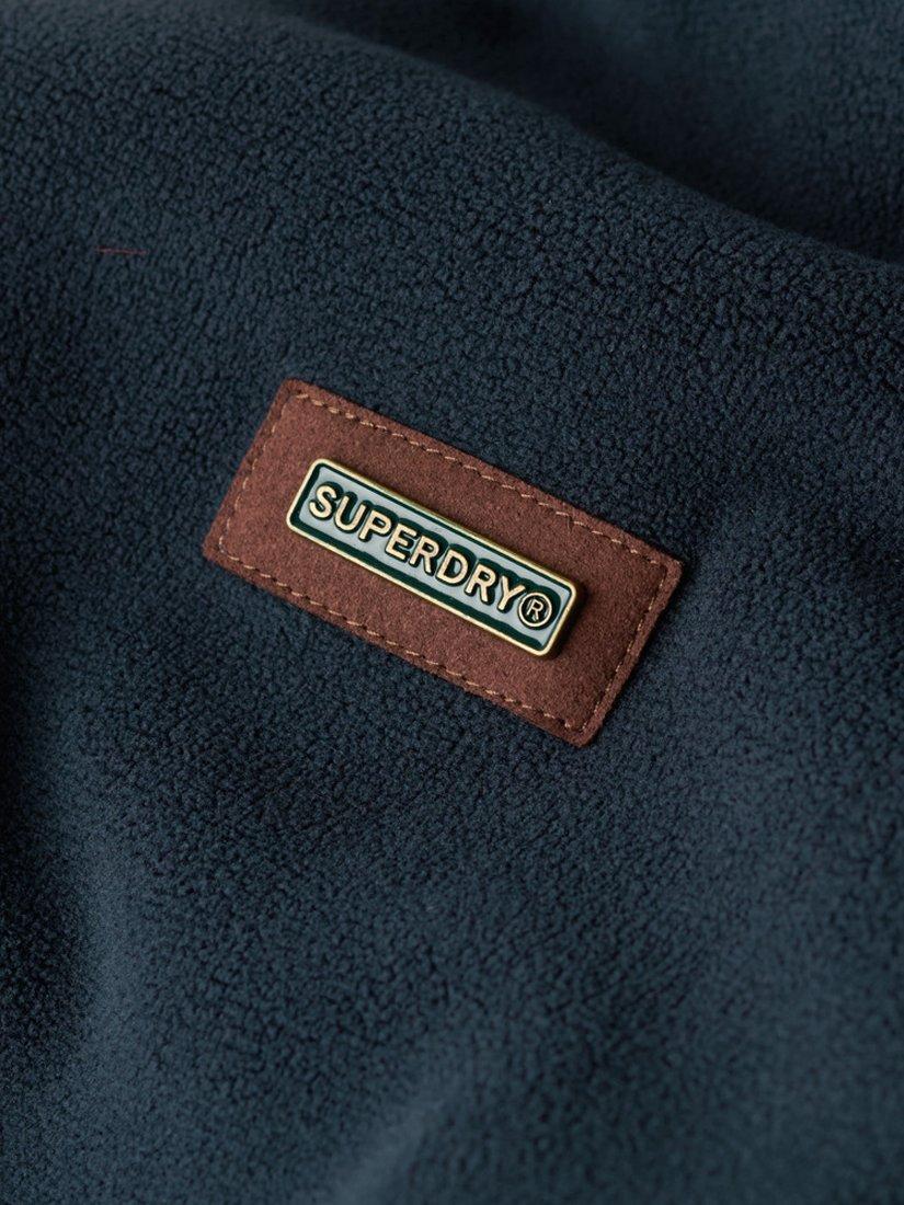 Product image 6 of 6, which shows Superdry Estate Full Zip Fleece, Eclipse Navy, S