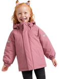 Lindex Baby Hooded Padded Jacket, Dusty Pink