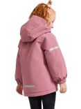 Lindex Baby Hooded Padded Jacket, Dusty Pink