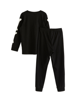 Lindex Kids' Halloween Pyjamas, Black - view 2, Black
