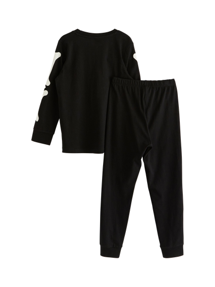 Lindex Kids' Halloween Pyjamas, Black - view 2, Black