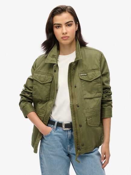Superdry Military M65 Lined Jacket, Burnt Olive, Burnt Olive