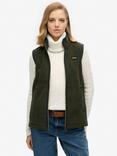 Superdry Estate Fleece Gilet, Surplus Goods Green