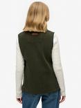 Superdry Estate Fleece Gilet, Surplus Goods Green