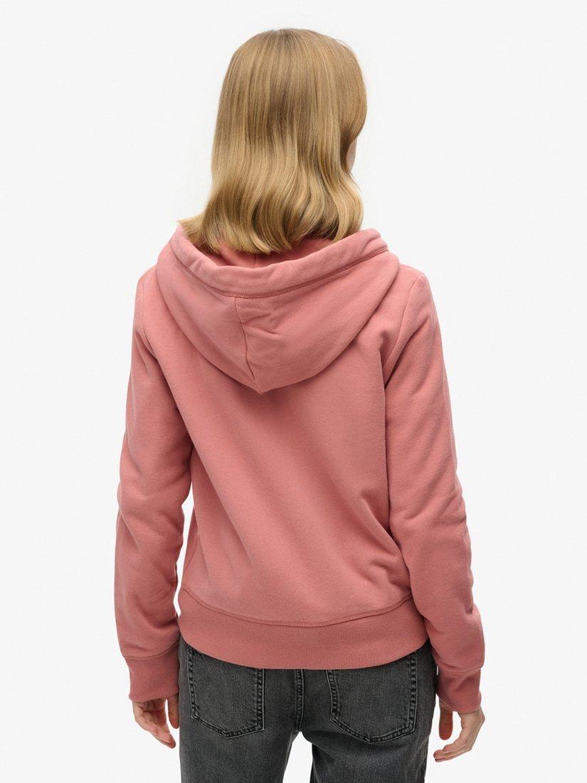 Product image 2 of 5, which shows Superdry Estate Full Zip Fleece, Ash Rose, 8