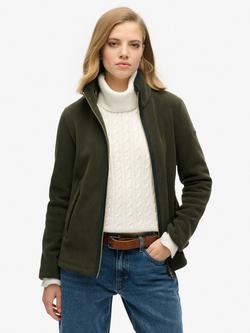 Superdry Estate Full Zip Fleece, Surplus Goods Green, Surplus Goods Green
