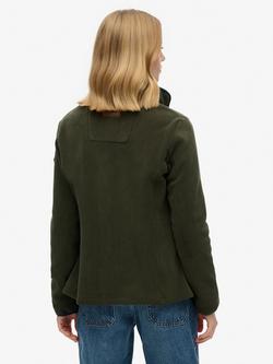 Superdry Estate Full Zip Fleece, Surplus Goods Green - view 2, Surplus Goods Green