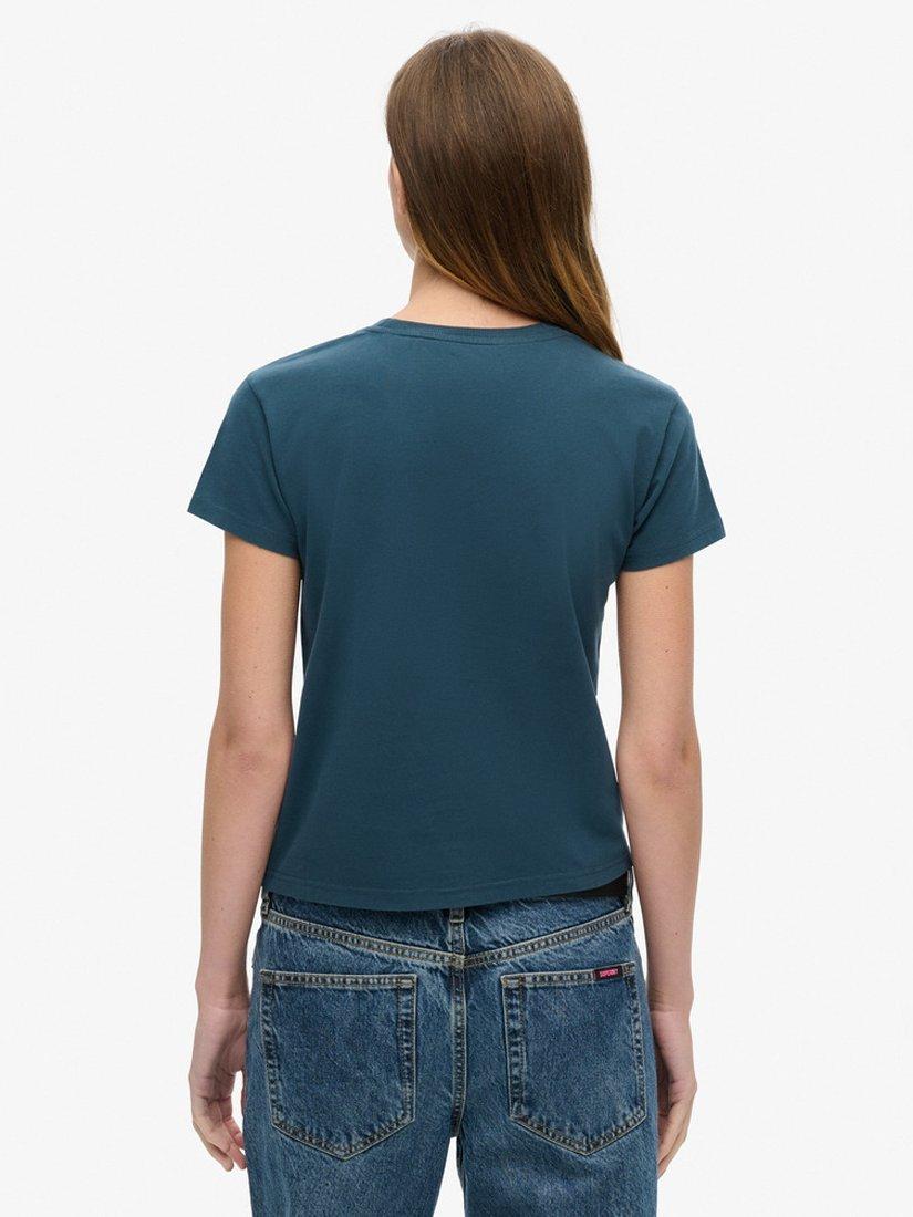 Product image 2 of 5, which shows Superdry Tattoo Rhinestone T-Shirt, Ink, 8