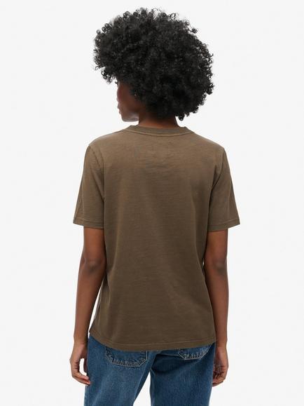 Superdry  Embellished Graphic T-Shirt, Deep Khaki Green - view 2, Deep Khaki Green