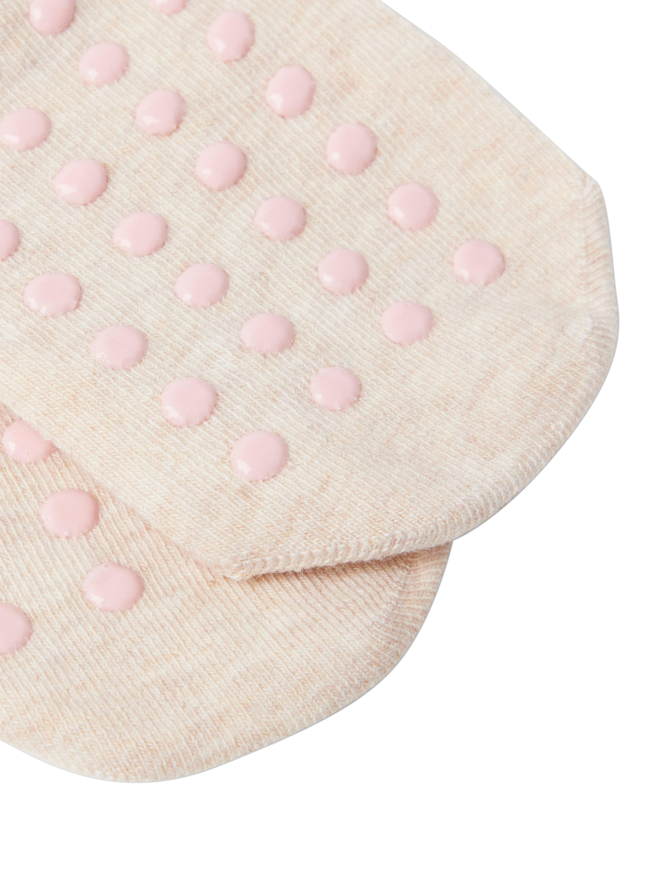 Product image 2 of 3, which shows Lindex Kids' Heart Print Tights, Beige/Multi, 4-6 years