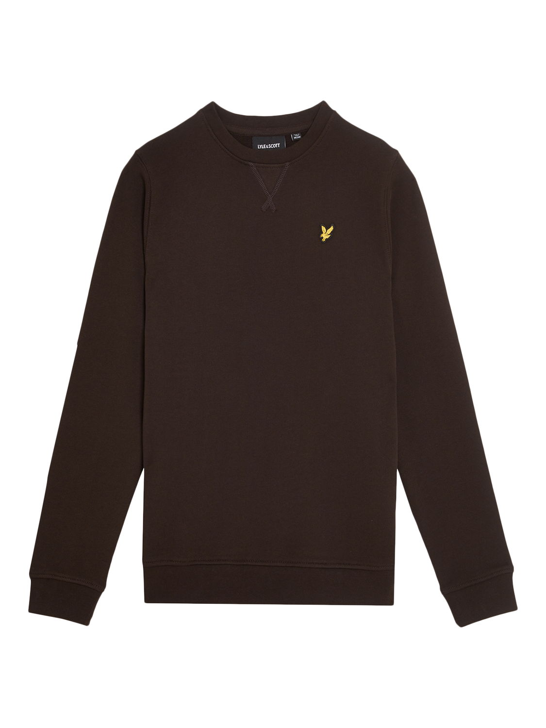 Product image 1 of 3, which shows Lyle & Scott Kids' Crew Sweatshirt, Sediment, 3-4 years