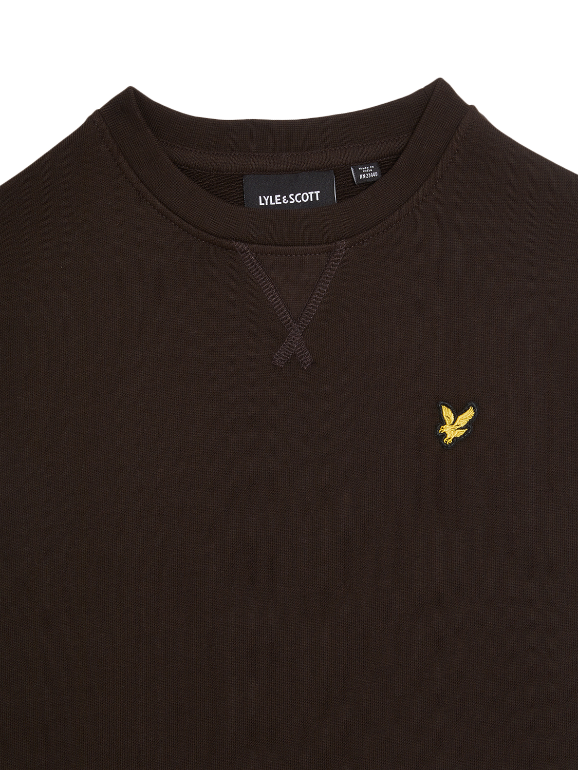Product image 2 of 3, which shows Lyle & Scott Kids' Crew Sweatshirt, Sediment, 3-4 years
