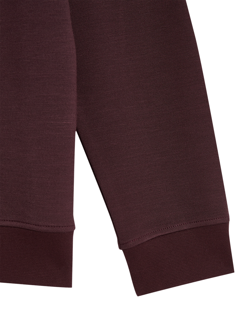 Product image 3 of 3, which shows Lyle & Scott Kids' Fly Fleece Crew Sweatshirt, Burgundy, 9-10 years