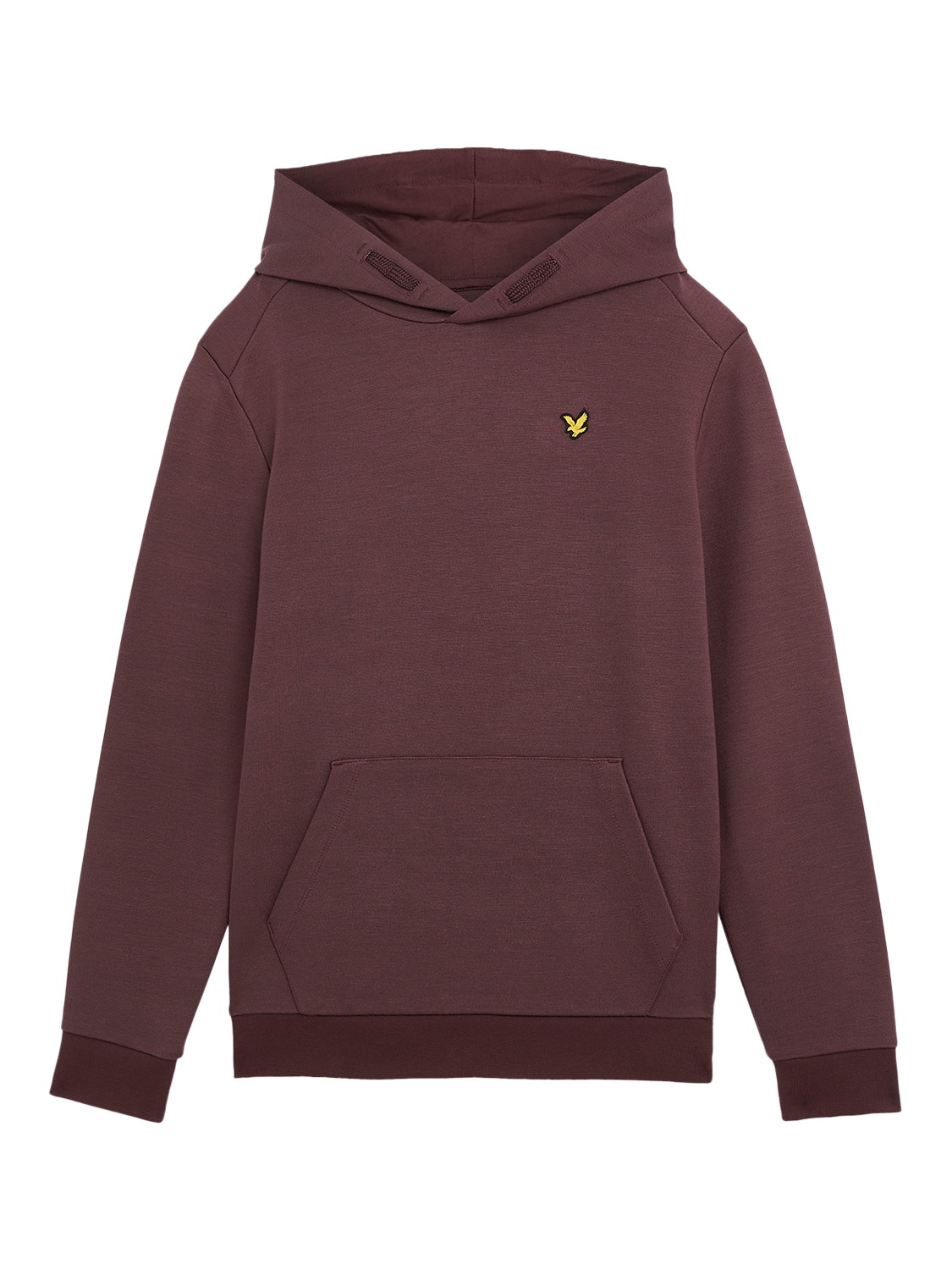 Product image 1 of 3, which shows Lyle & Scott Kids' Fly Fleece Hoodie, Burgundy, 8-9 years