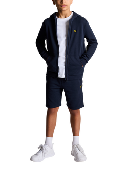 Lyle & Scott Kids' Zip Through Hoodie, Navy