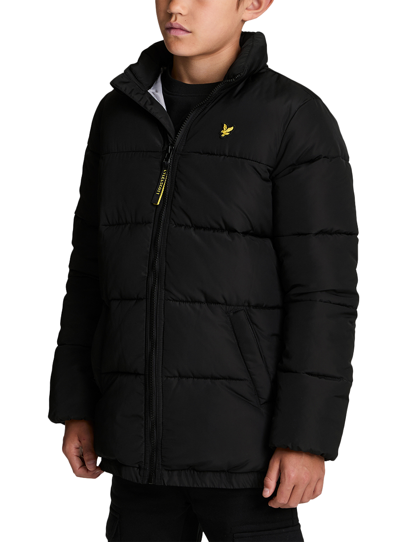 Lyle Scott Kids Quilted Puffer Jacket Jet Black