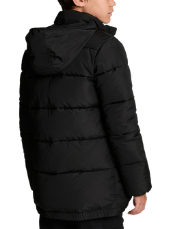 Lyle & Scott Kids' Quilted Puffer Jacket, Jet Black - view 2, Jet Black