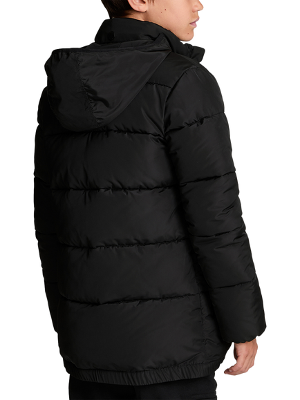 Lyle & Scott Kids' Quilted Puffer Jacket, Jet Black - view 2, Jet Black