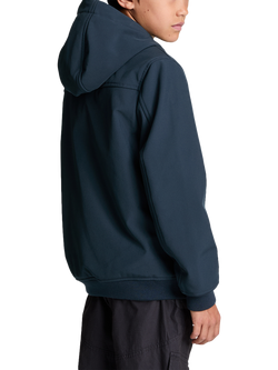 Lyle & Scott Kids' Soft Shell Hooded Jacket - view 2, Dark Navy