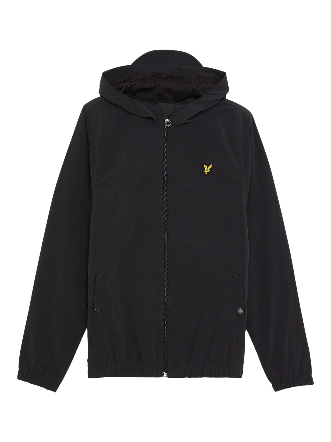 Product image 3 of 5, which shows Lyle & Scott Kids' Zipped Hooded Jacket, Jet Black, 8-9 years