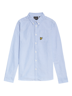 Lyle & Scott Kids' Oxford Shirt, Blue