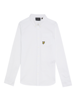 Lyle & Scott Kids' Oxford Shirt, White