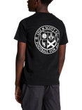 Lyle & Scott Kids' Football Logo T-Shirt, Jet Black