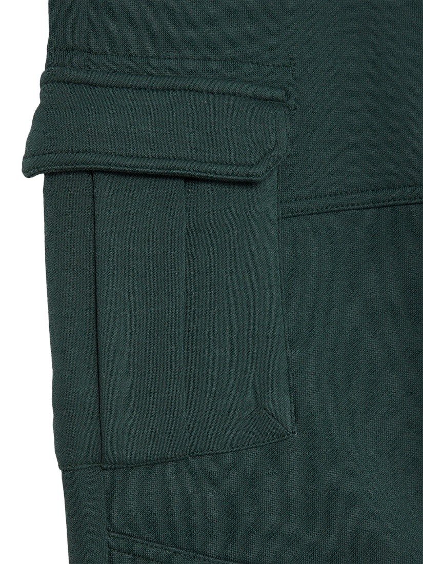 Product image 7 of 7, which shows Lyle & Scott Kids' Cuff Cargo Joggers, Argyle Teal, 3-4 years