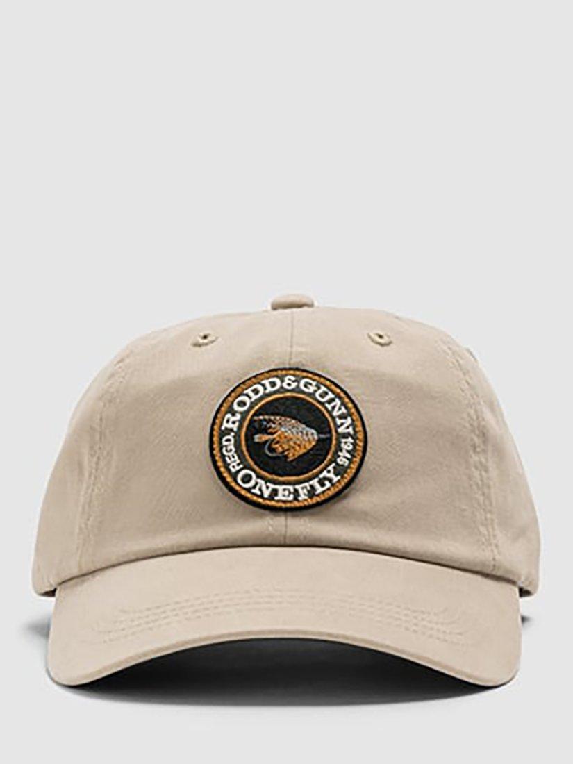 Product image 1 of 6, which shows Rodd & Gunn One Fly Cotton Cap, Vintage Khaki, One Size