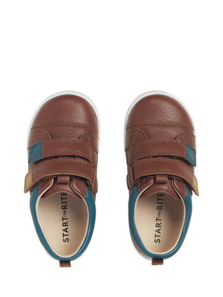Start-Rite Kids' Playhouse Leather Shoes, Tan Leather - view 2, Tan Leather