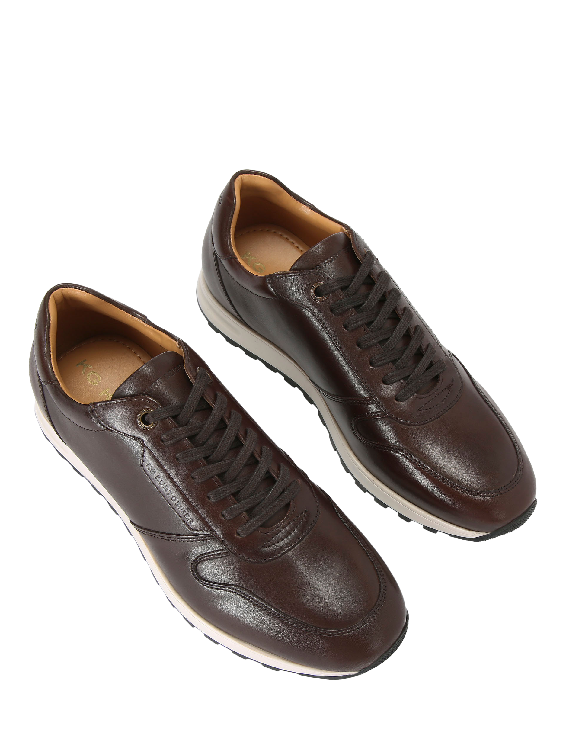 Product image 2 of 4, which shows KG Kurt Geiger Blaze Trainers, Brown, 6