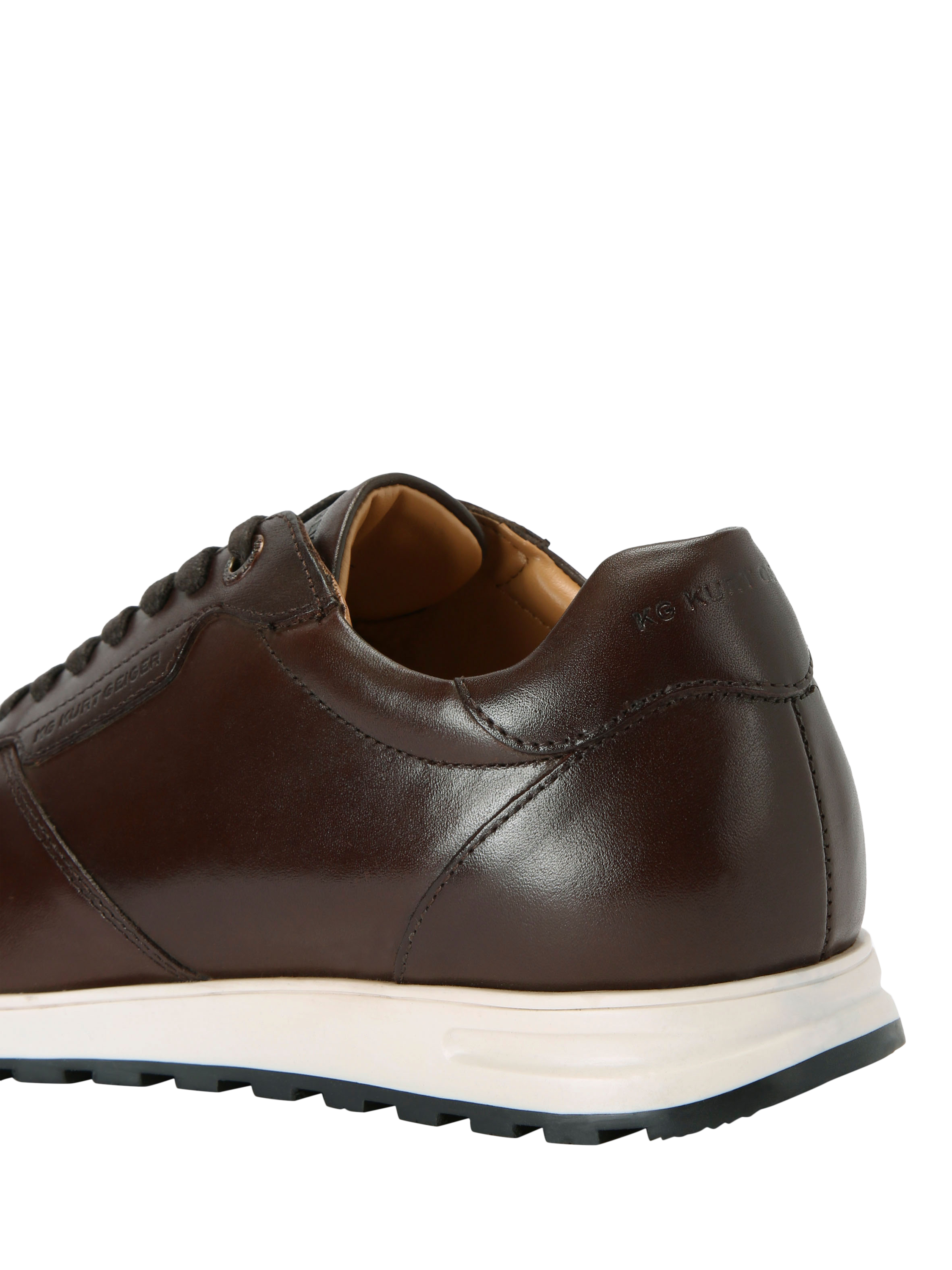 Product image 3 of 4, which shows KG Kurt Geiger Blaze Trainers, Brown, 6